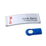 Badgetec Magnetická menovka s priesvitným krytom