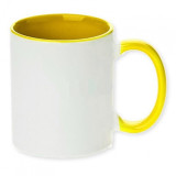Hrnek dvoubarevný žlutý
