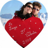 Magnetka na sublimáciu - srdce