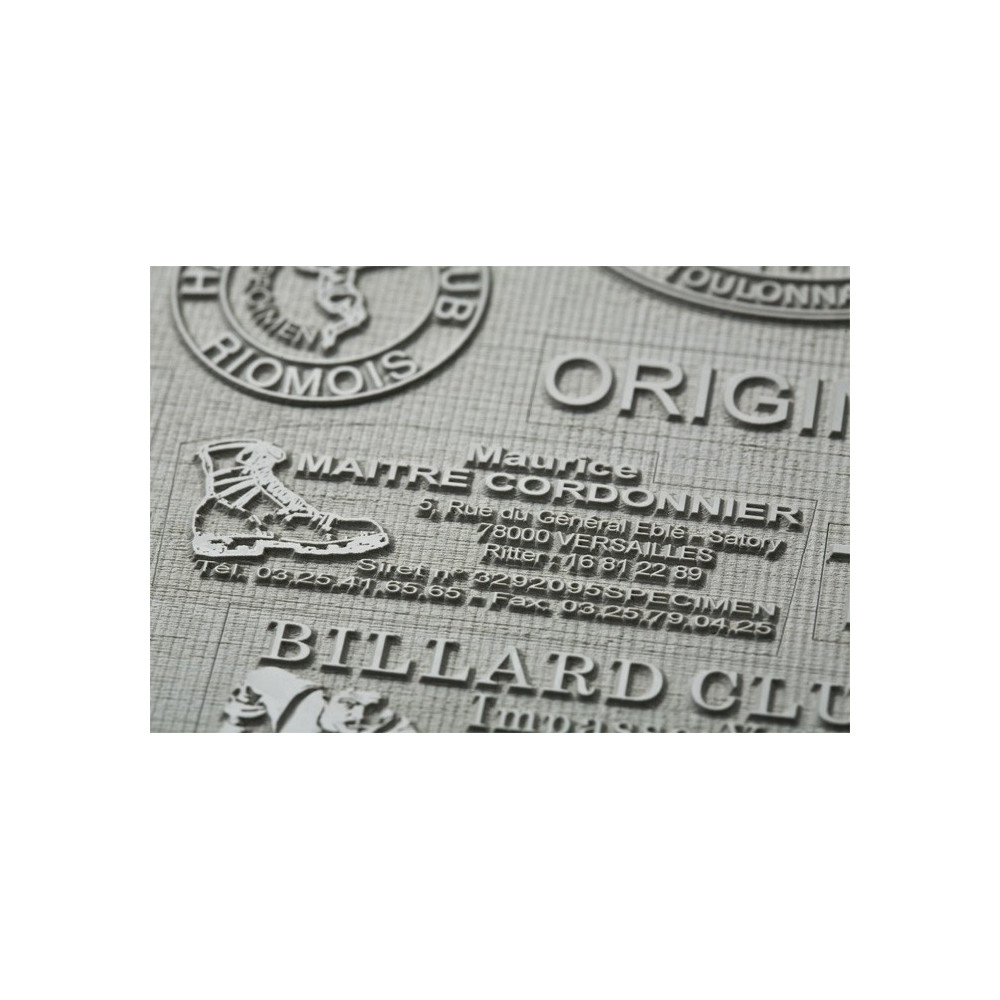 Guma na laser - pečiatková, sivá (21 x 30 cm)