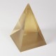 AUS 031 - Acrylic Pyramid Gold (89x89x108mm) - plaketa pyramída