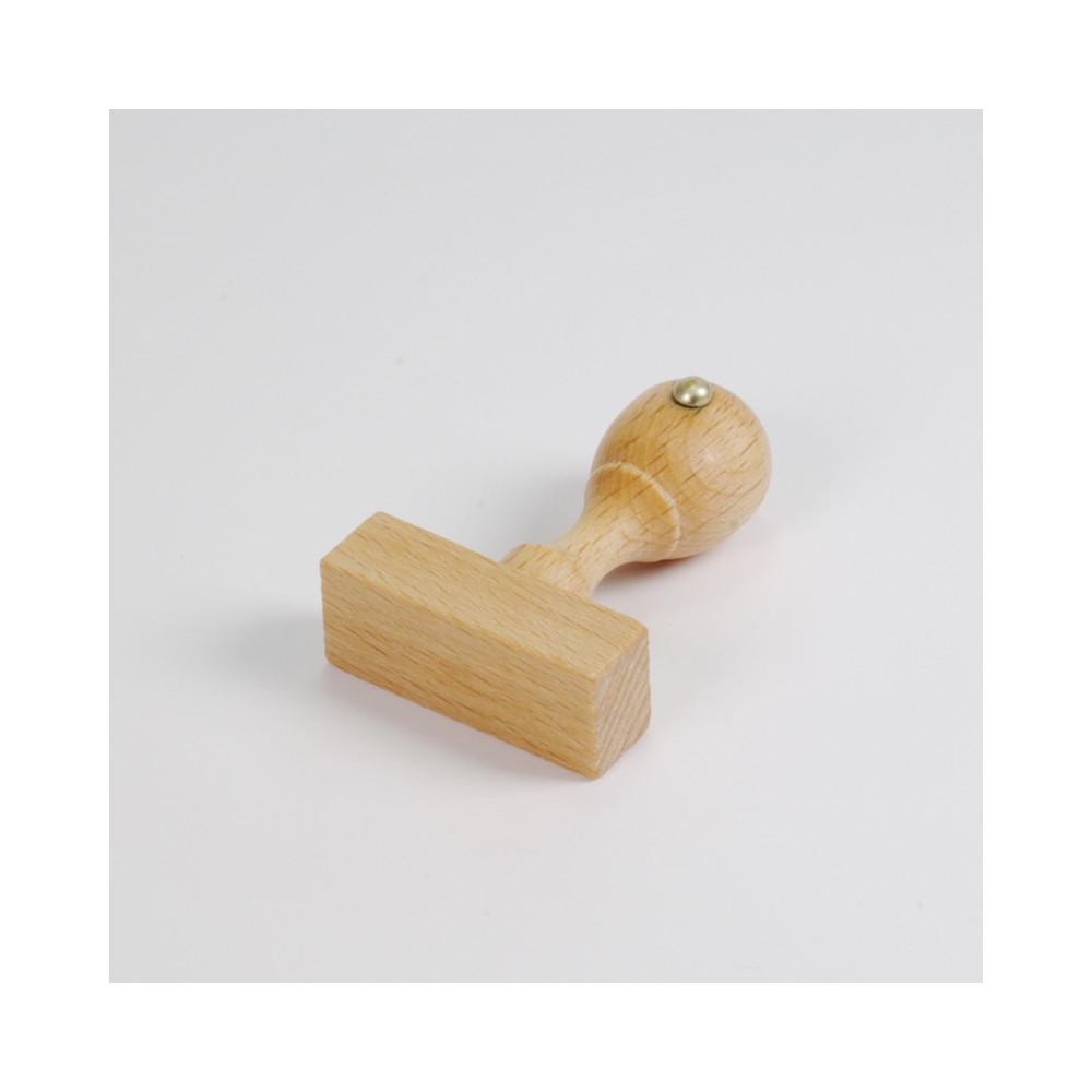 Dřevěné razítko 16x40mm