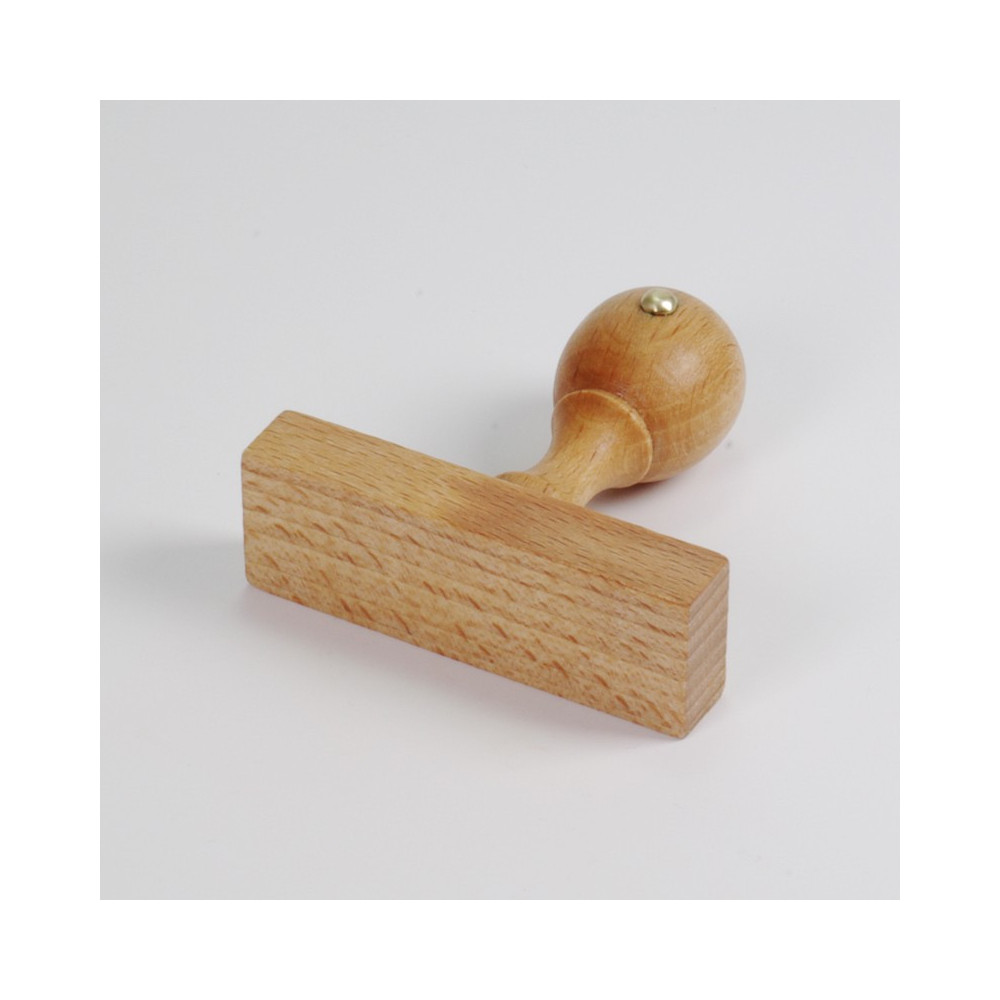 Drevená pečiatka 22x65mm