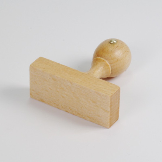 Dřevěné razítko 25x60mm