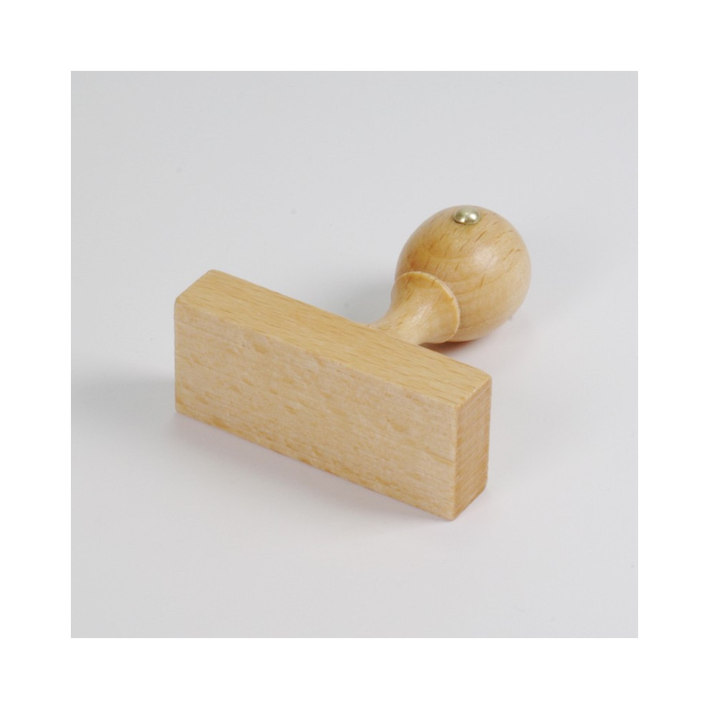 Dřevěné razítko 25x60mm