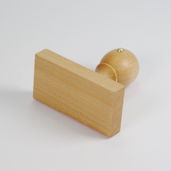 Drevená pečiatka 40x75mm