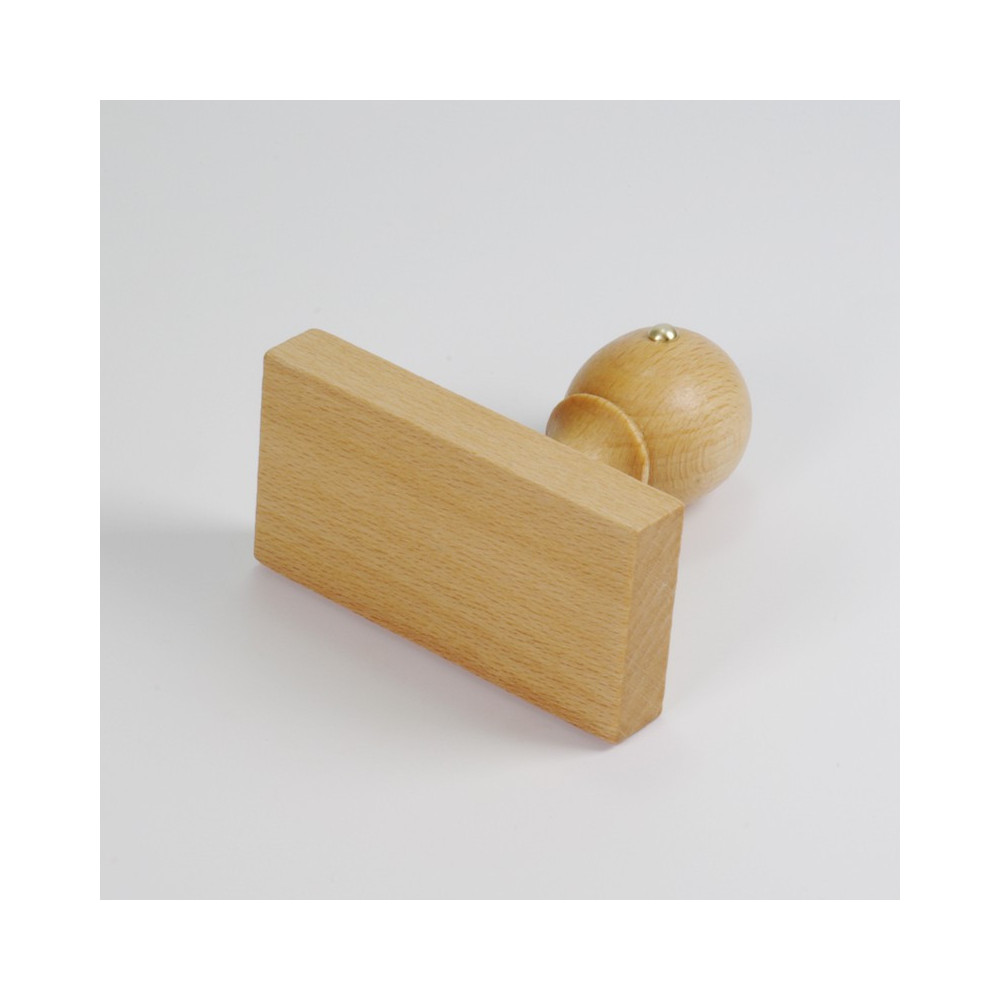 Drevená pečiatka 40x75mm