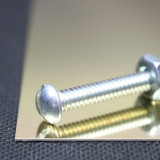 Anodized Aluminium 2021-1 - Bright Gold (0,5mm) eloxovaný Al