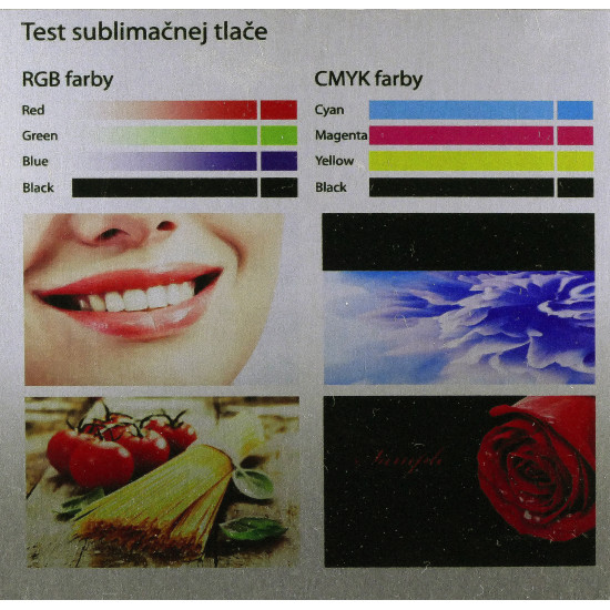 Sublimačný plech - strieborný zrkadlový