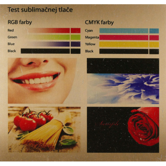 Sublimačný plech - zlatý zrkadlový