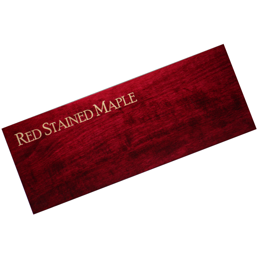 red stain maple