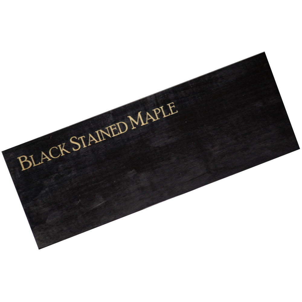 black stain maple
