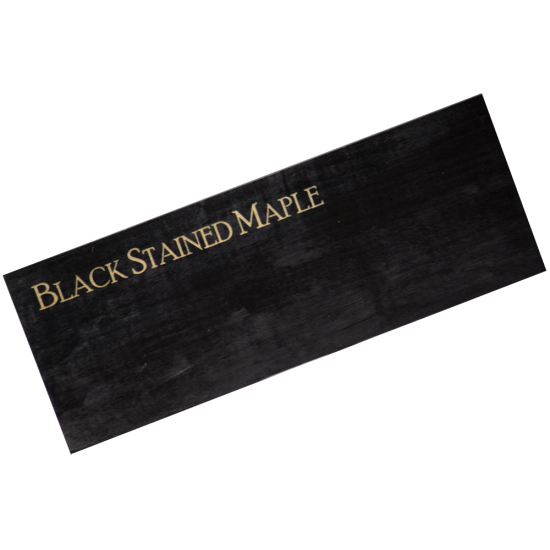 black stain maple