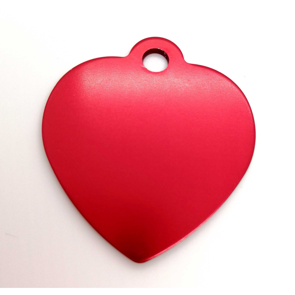 Srdiečko (Heart Tags) MEDIUM - hot pink