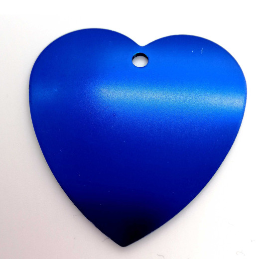 Anodized Heart NUS 167 - Blue, srdiečko