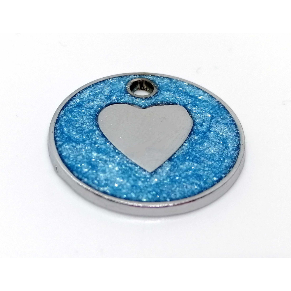 Srdiečko trblietka - červená