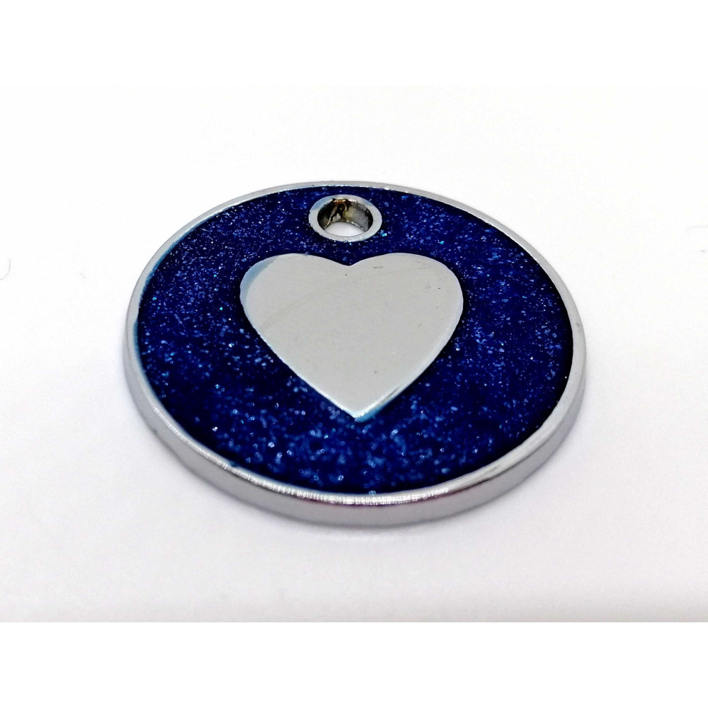 Srdiečko trblietka - červená