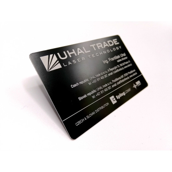 Vizitka Elox - zlatá lesklá