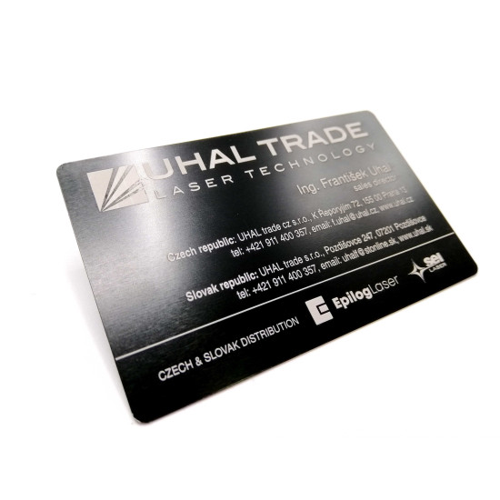 Vizitka Elox - zlatá lesklá