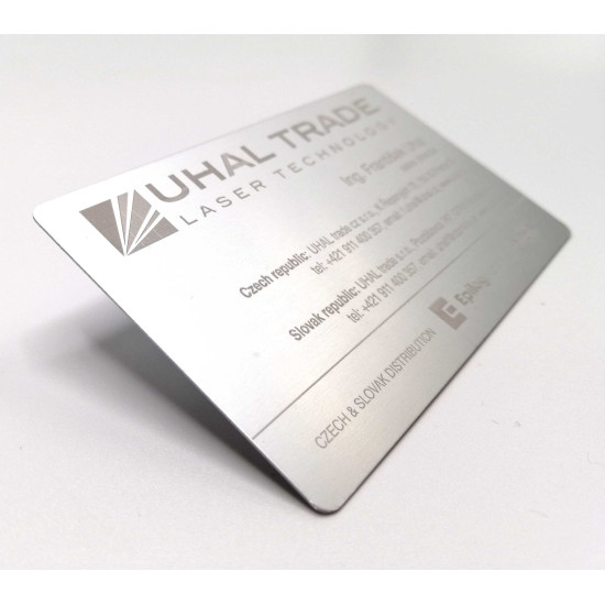 Vizitka Elox - zlatá matná