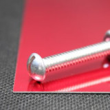 Anodized Aluminium 2032-1 - Satin Red (0,5mm) eloxovaný Al