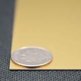 Anodized Aluminium 28-E - Satin Gold (0,5mm) eloxovaný Al