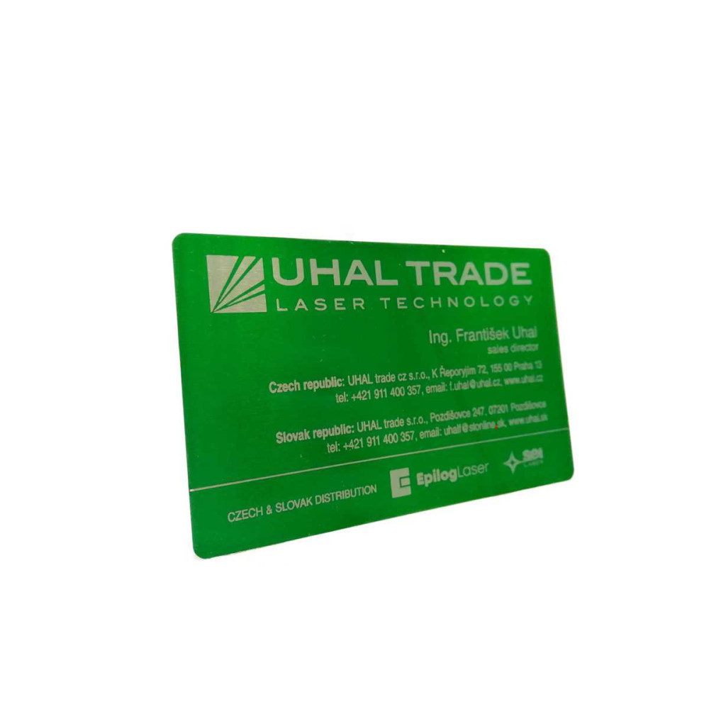 Vizitka Elox - zelená 