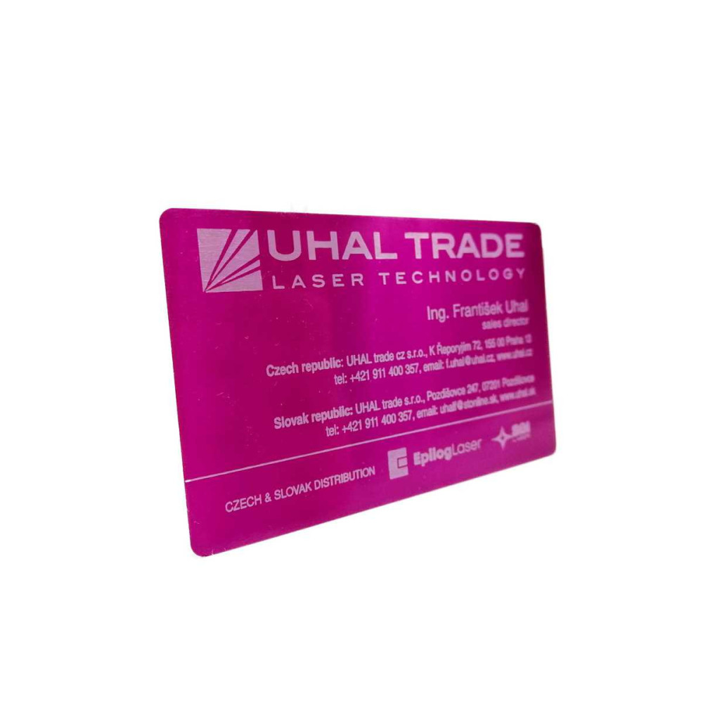 Vizitka Elox - fialová (0,2mm)