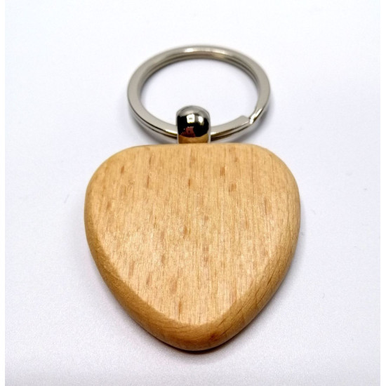 Kľúčenka drevená - srdce