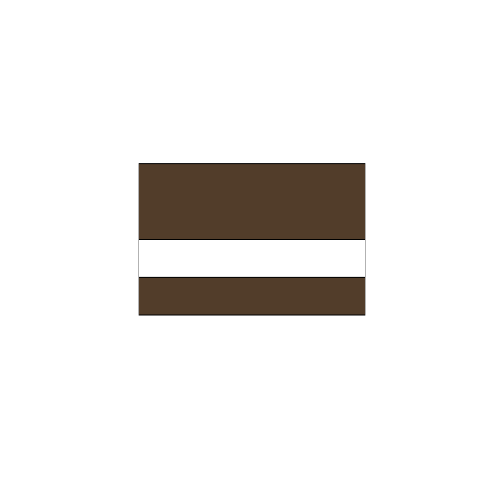 LaserMark - stredne hnedá/biela