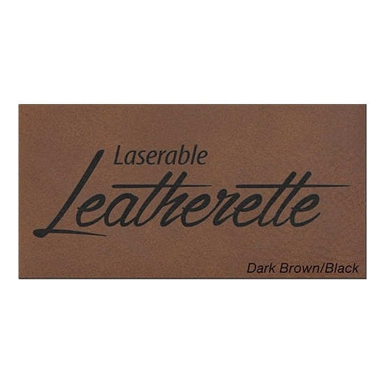 Tmavohnedý laserovateľný koženkový hárok