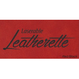 Červený laserovateľný koženkový hárok
