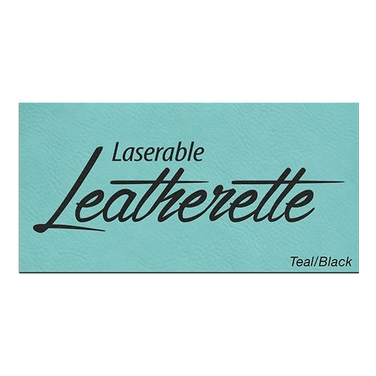 Modrozelený laserovateľný koženkový hárok