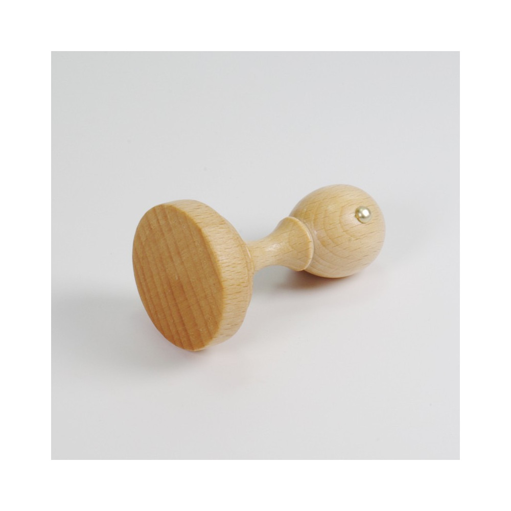 Wooden round stamp with dia. 42 mm