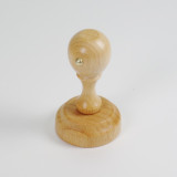 Wooden round stamp with dia. 42 mm
