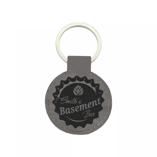 Kľúčenka okrúhla - modrá/strieborná