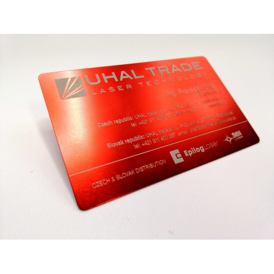 Vizitka Elox - modrá