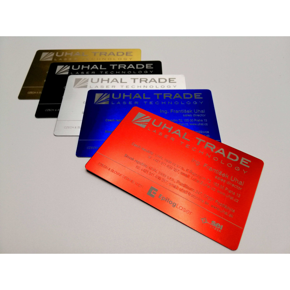 Vizitka Elox - modrá