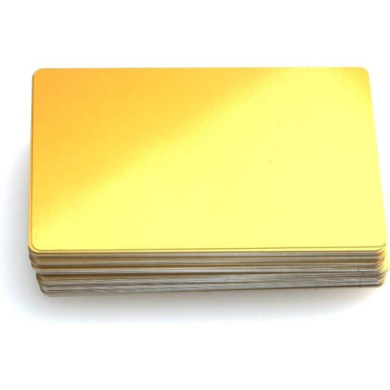 Business card Elox - mustard (0.2mm) 10 pieces