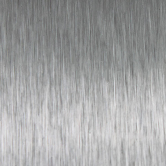 Nerezová oceľ nelakovaná strieborná brúsená