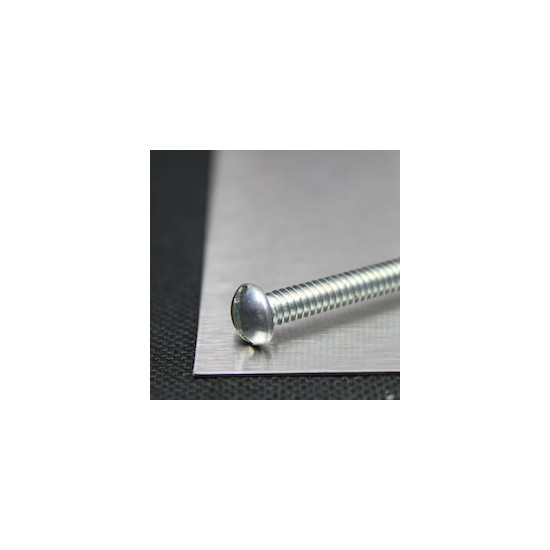 Nerezová oceľ nelakovaná strieborná brúsená