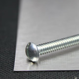 Nerezová oceľ nelakovaná - strieborná saténová brúsená