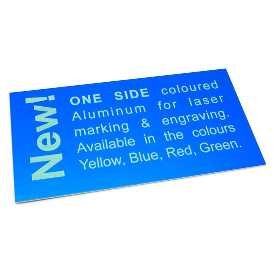 Anodized aluminum GRAFLASH - matt yellow (1mm)