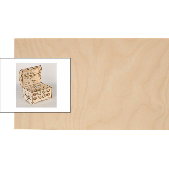 Preglejka brezová 3mm (420x610mm)