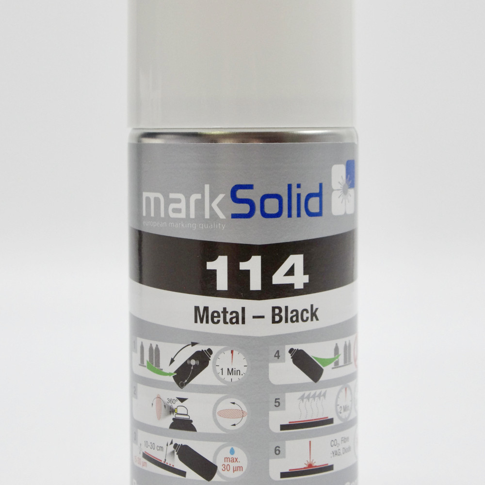 MarkSolid Sprej na značenie kovov - čierny 100ml