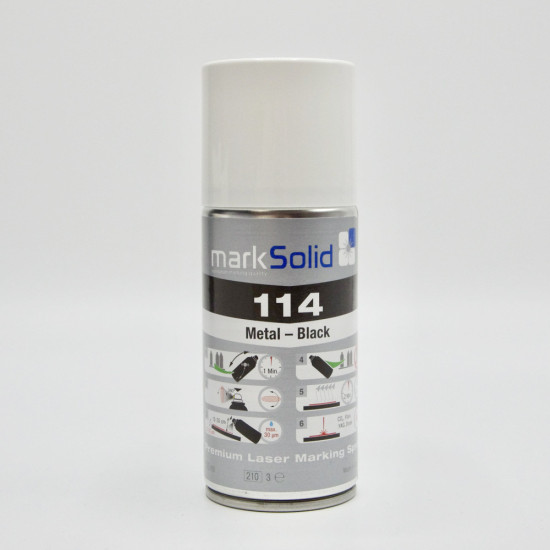 MarkSolid Sprej na značenie kovov - čierny 100ml
