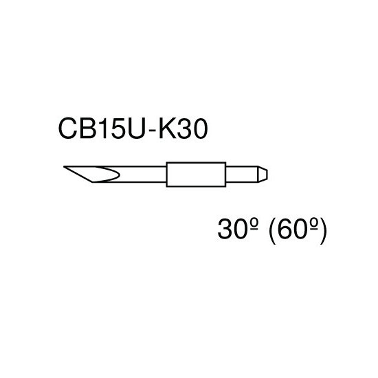 Graphtec plotrový nôž 30° (pre hrubé média)