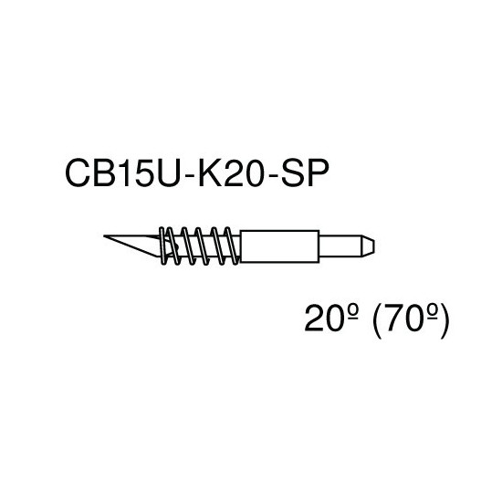 Graphtec plotrový nôž 20°, priemer 1,5 mm