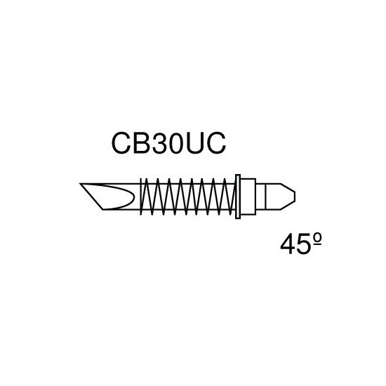 Graphtec plotrový nôž 45°, priemer 3 mm (vlnitá lepenka)
