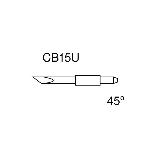 Graphtec plotter knife 45°, diameter 1.5mm (for thicker media)